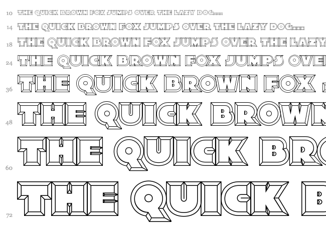 Xylitol font waterfall